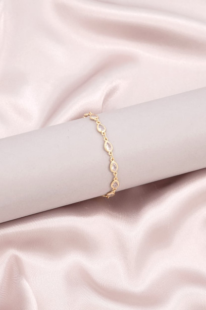 Женский модный Фиолетовый теннисный браслет, золото