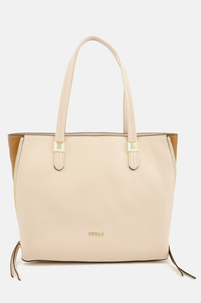 Brend logotipi tushirilgan ayollar uchun elkama-sumka, 38l x 29v X 11W sm, och pushti