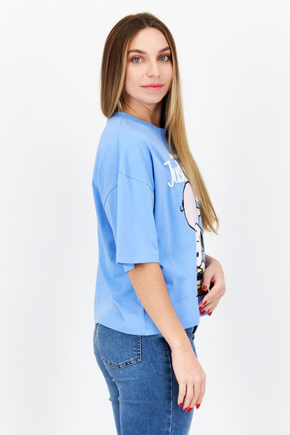 Женские обычные нерастягивающиеся джинсы Tie-Dye, синие/белые