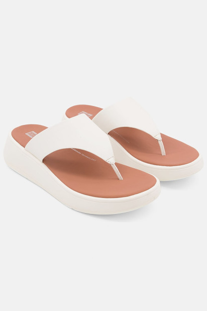 F-Mode ayollar uchun tekis sandal, krem
