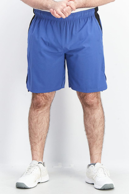 Мужские текстурированные базовые шорты, Commodore Blue/Black