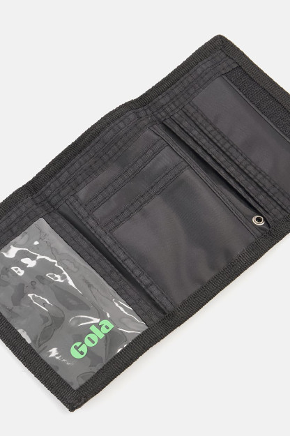 Erkaklar uchun bosma bel sumkasi, 13v x 27l x 2w sm, quyuq ko'k/qora kombinatsiyalangan