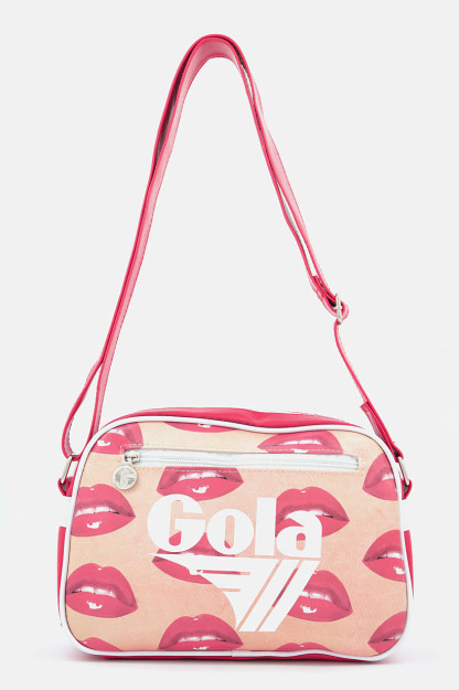 Brend logotipi tushirilgan ayollar uchun elkama-sumka, 29 L x 21 H X 6 W, qizil