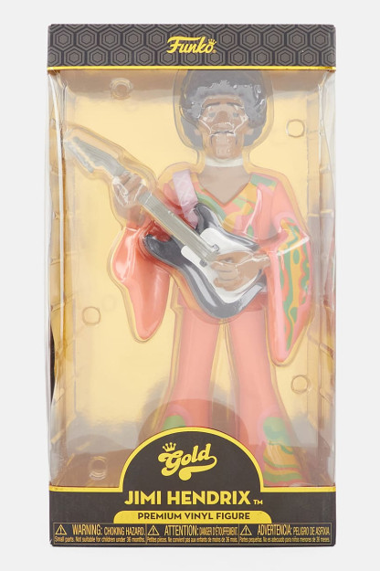 Виниловая фигурка премиум-класса Gold Rocks Jimi Hendrix, оранжевая комбинация