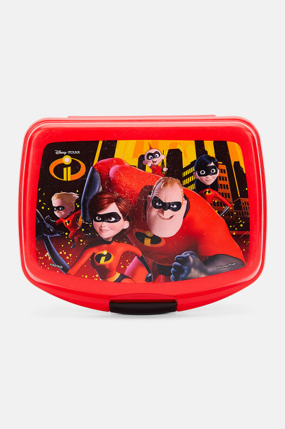 Ланч-бокс для детей Унисекс Incredibles 2 с принтом, Красный/черный