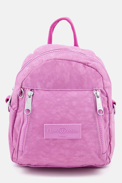Brend logotipi bilan ayollar mini xalta, 26v x 22l x 9w sm, binafsha rang