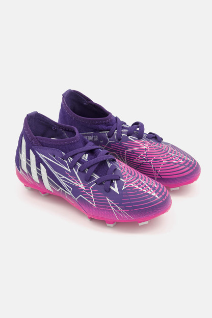Футбольные бутсы Kids Girl Predator Edge, розовый/фиолетовый