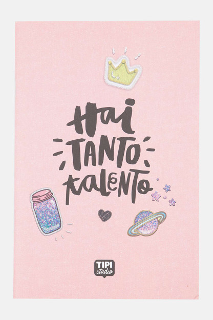 A5 formatidagi Hi Danto talent Notepad, pushti