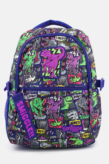 Kids boy universal ryukzak, 42V x 30l x 14W sm, binafsha rangli kombinatsiyalangan