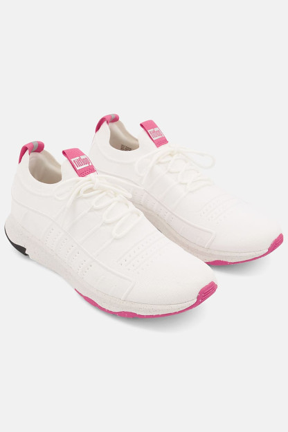 Ayollar Sport poyabzali Vitamin FF E01 dantelli trikotaj oq / pushti