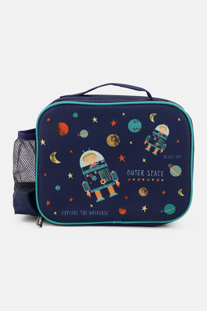 Kids Blast off izolyatsiya qilingan tushlik sumkasi, 18v x 23l x 9w sm, to'q ko'k kombinatsiyalangan
