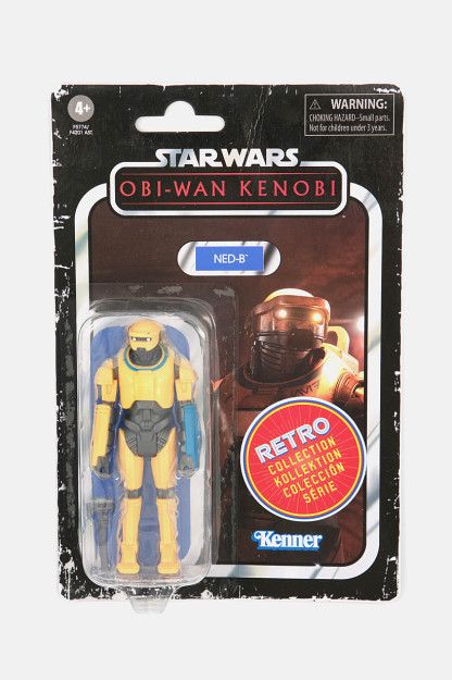 Yulduzli urushlar qahramoni obi-Van Kenobi Ned-Bi figurasi, sariq kombinatsiya