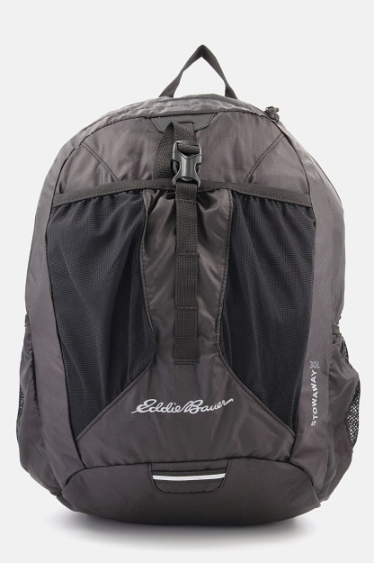 Stowaway erkaklar uchun 30l, 50V x 35l x 15W sm buklanadigan xalta, qora