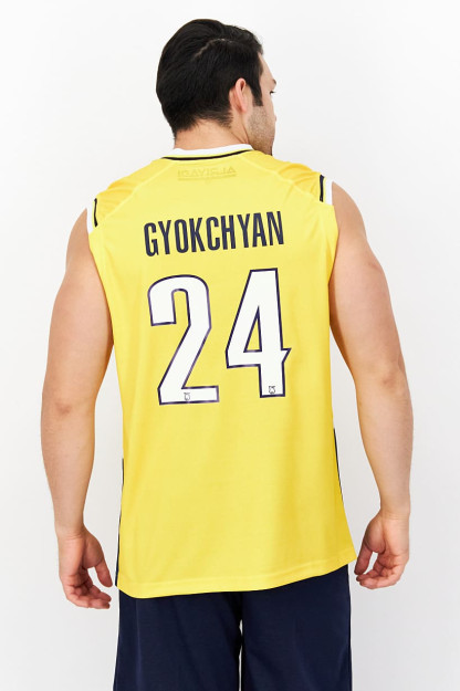 Мужская спортивная майка FIBA без рукавов GYOKCHYAN 24, желтый
