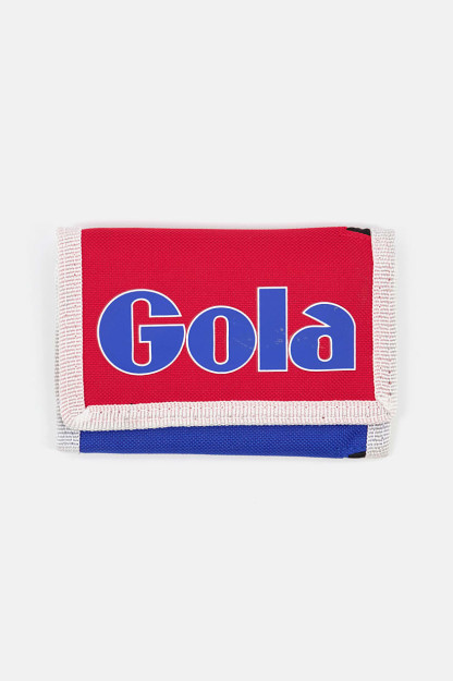 Brend logotipi bo'lgan erkaklar hamyoni, 9,5 V x 14 L x 1,5 W sm, qizil kombinatsiyalangan