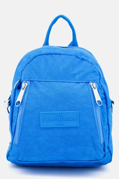 Brend logotipi bilan ayollar mini xalta, 22V x 23l x 9w sm, ko'k