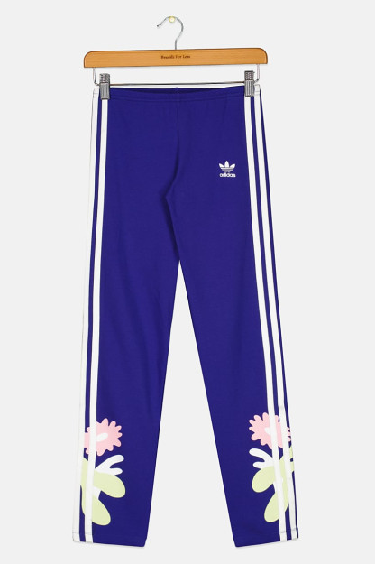 Qizlar uchun bolalar sport kiyimlari, 3 ta chiziqli leggings, binafsha rang