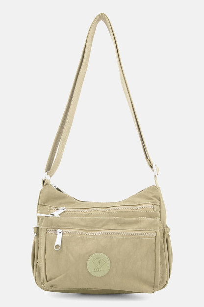 Brend logotipi tushirilgan ayollar uchun elkama-sumka, 20V X 26l x 12W sm, zaytun yashil