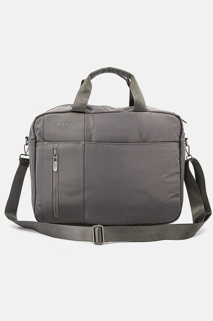 Мужская сумка-портфель Borsa, 42 Д x 12 Ш x 32 В см, Grigio