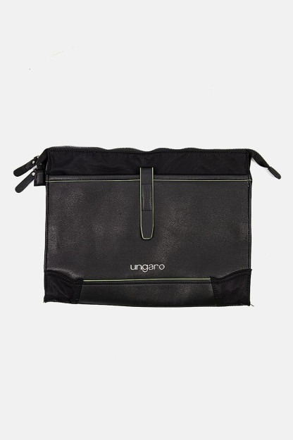 Hujjatlar uchun erkaklar sigaret qutisi, 25v x 33L x 3w sm, qora