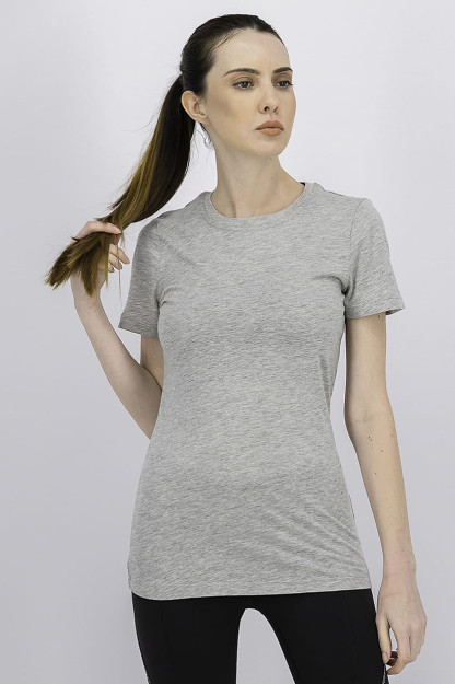 Женская тренировочная футболка Regular Fit, Хизер Грей