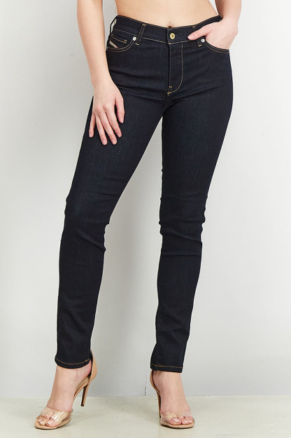 Женские джинсы Super Skinny Fit из эластичной джинсовой ткани синего цвета