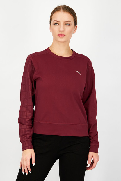 Regular Fit ayollar uchun mashq kozok, Maroon