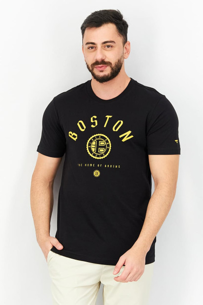 Erkaklar uchun sport kiyimlari, Boston Bruins formaga mos futbolka, qora