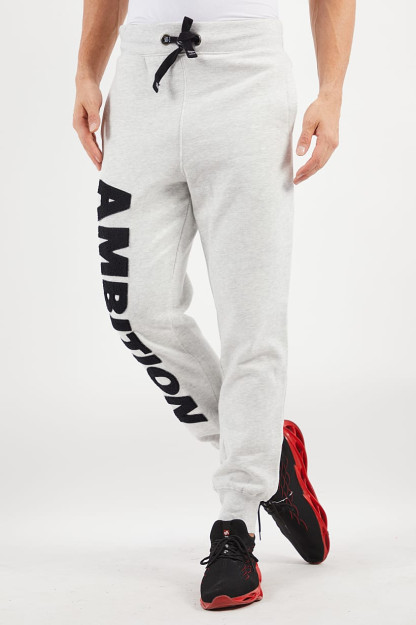 Мужские брюки для бега Ambition Regular Fit, светло-серые/черные