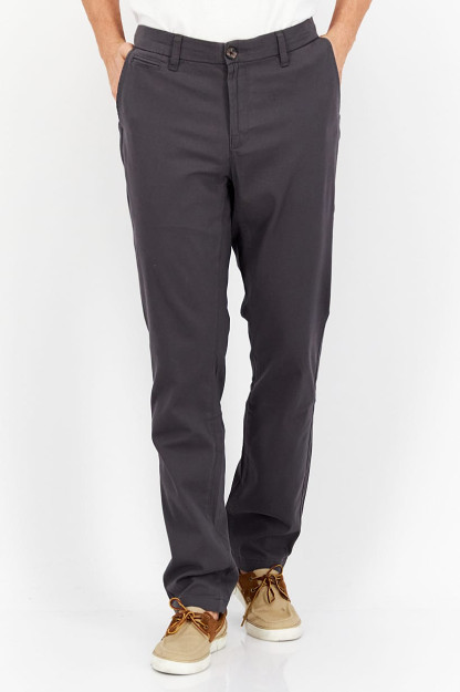 Мужские брюки Slim Fit Flex Wiest с плоской передней частью, серые