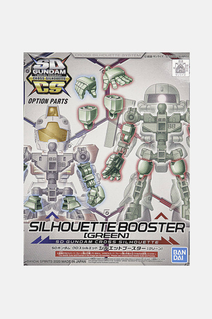 Комплект модели ракеты-носителя Sd Gundam Cross Silhouette Booster, зеленый