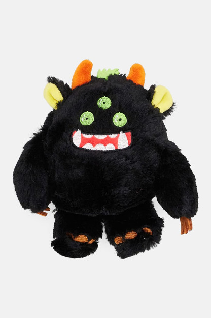 Monster Kins Dusk to'ldirilgan hayvon, qora