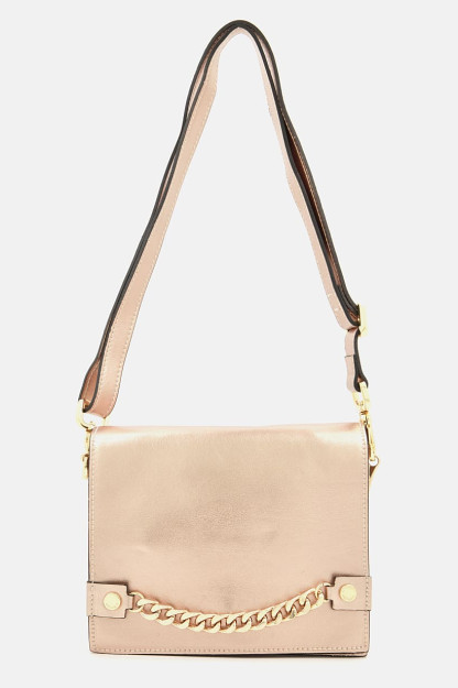 Ayollar uchun sozlanishi tasmali elkama-sumka, 15v x 20l x 9w sm, Oltin