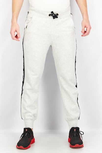 Oddiy kesilgan Heather Jogger erkaklar yugurish shimlari, kulrang