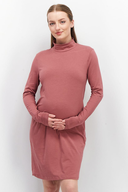 Homilador ayollar uchun monofonik mini libos, binafsha rang