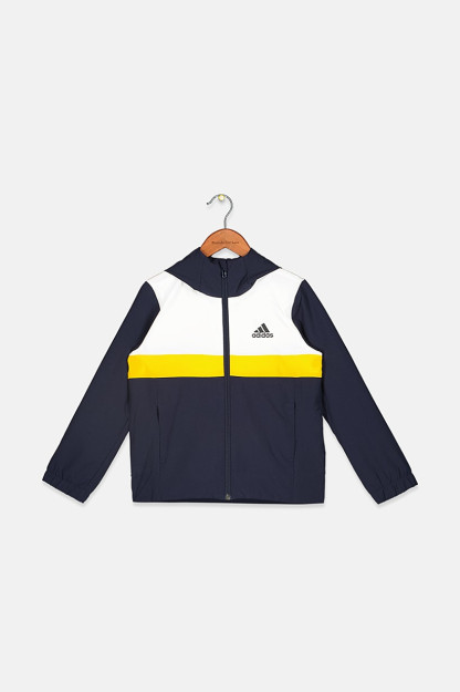 Тренировочная ветровка Kids Boy Colorblock, темно-синий/белый