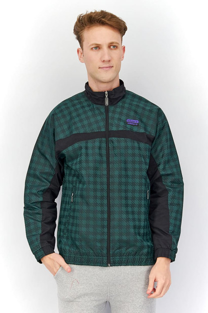 Мужская спортивная одежда Fit RYV Track Jacket, зеленая с черным