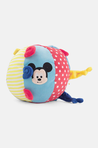 Детский мягкий мячик Disney Micky Mouse, комбинированный синий/красный
