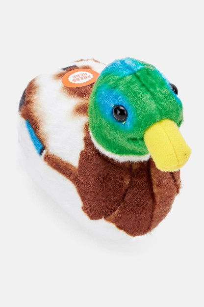 Yumshoq o'yinchoq "mallard qushi", oq kombinatsiyalangan