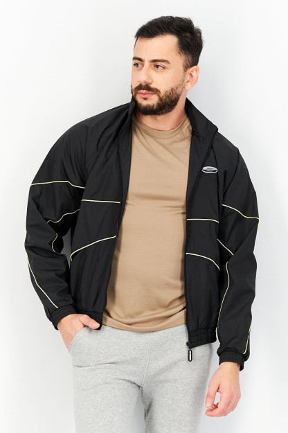Мужская спортивная куртка Fit Q1 RYV Outdoor Track Jacket, черный