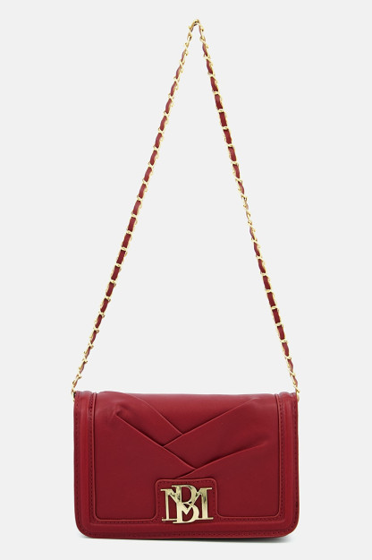 Ayollar uchun burmali elkama-sumka, 12V x 19l x 6w sm, Maroon
