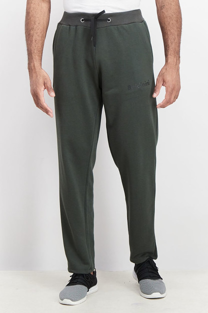 Мужские тренировочные брюки Slim Fit оливкового и черного цветов