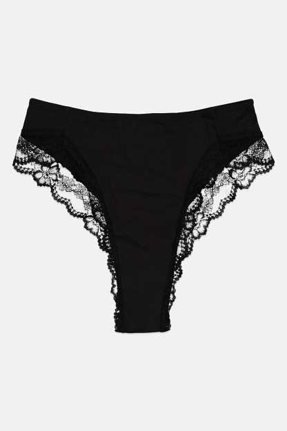 Ayollar qattiq Panties, qora