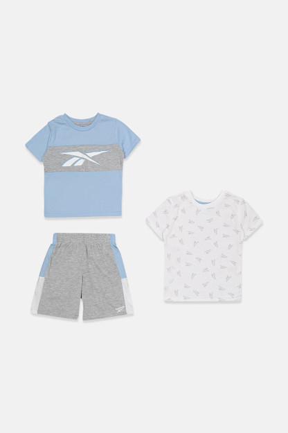 Детская футболка с коротким рукавом Kids Boy из 3 предметов, синий Chill