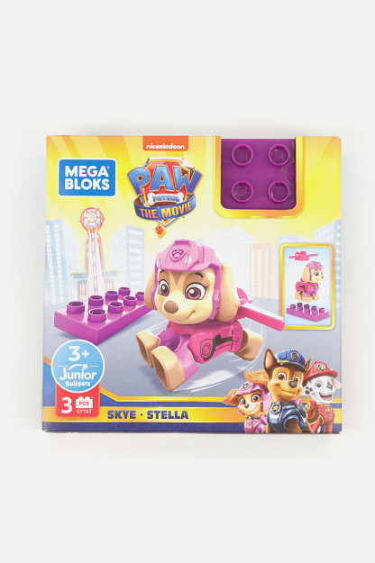 "Paw Patrol" filmidagi Skye terma jamoasi figurasi, binafsha rang