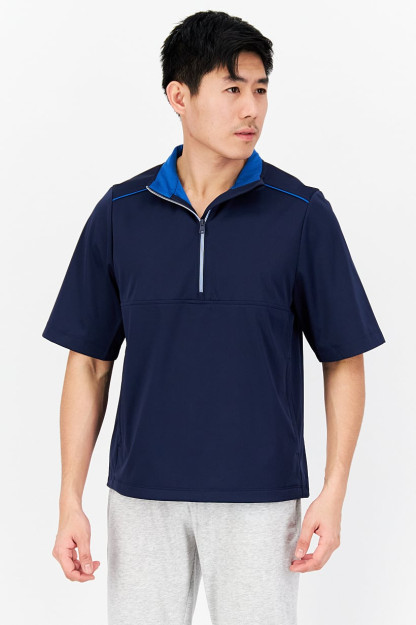 Erkaklar uchun uzun yengli sport golf ko'ylagi, dengiz floti