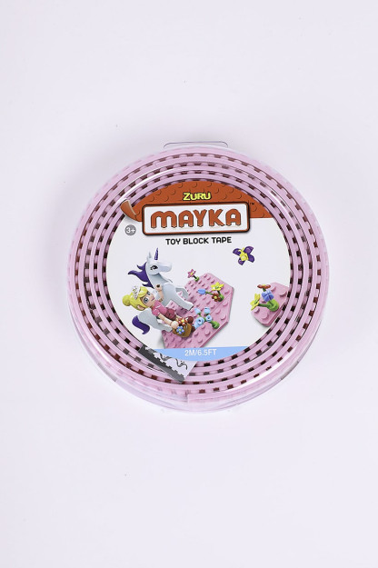 Mayka o'yinchoq bloklari lentasi, pushti