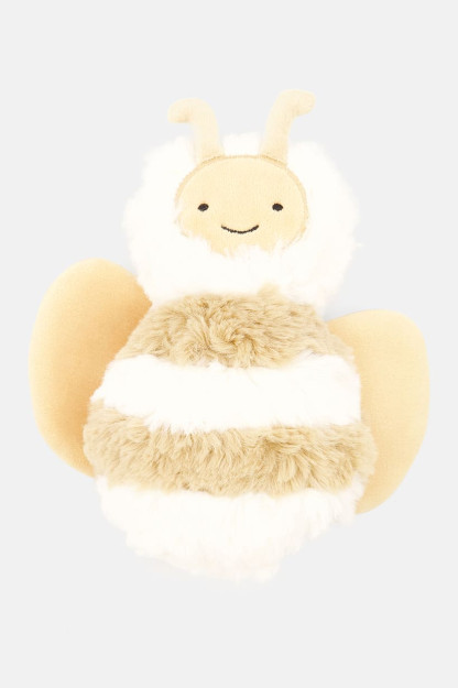 Honey Bee mini ayiq, oq kombinatsiyalangan