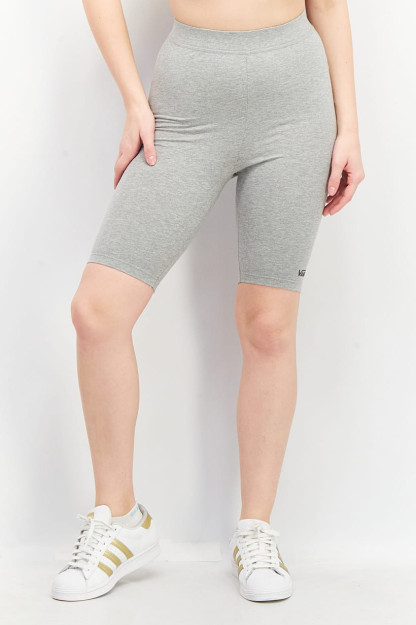 Qisqa ayollar tekis rangli kulrang leggings