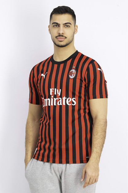 Мужская футболка AC Milan 1899 Home Replica, красно-черная